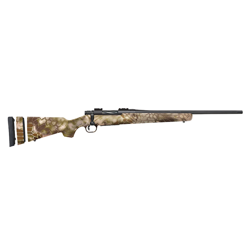 015813278713 Patriot Rifle 243 Winchester 5 Round - Youth Super Bantam, 20" Barrel, 5 Rounds, Kryptek Highlander Stock/Blued