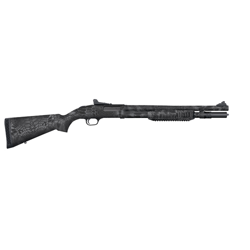 015813507752 590A1 - 12 Gauge, 3", 18 1/2" Barrel, 7 Rounds, Synthetic Kryptek Typhon