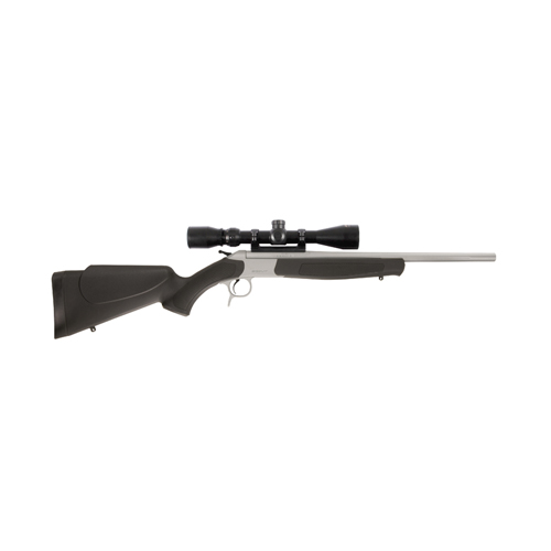 Scout Takedown Compact - .223 Remington, 20¿ Barrel, 1rd, Konus Pro 1.5-5 Scope and CVA Case, Black/SS