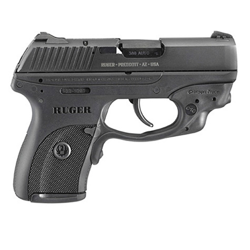 736676032303 LC380 - .380 ACP 3.12" Barrel, 7 Rounds, Black Grips/Blued with Crimson Trace Laserguard