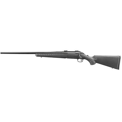 American Standard Rifle - 7mm-08 Remington, 22" Barrel, 4 Rounds, Black Syntheti Stock/Matte Black, LH