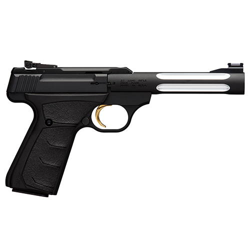 Buckmark Pistol - Black Flute Lite, .22 Long Rifle, 5 1/2" Barrel, 10 Rounds, Panel Grips/Matte