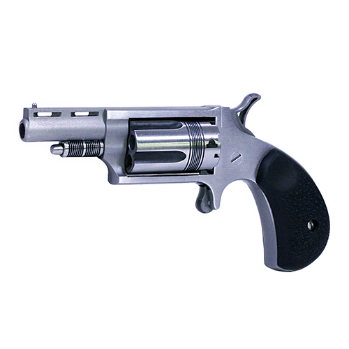 744253002298 Mini Revolver - .22 Magnum, 1 5/8" Barrel, 5 Rounds, Rubber Grips/Stainless