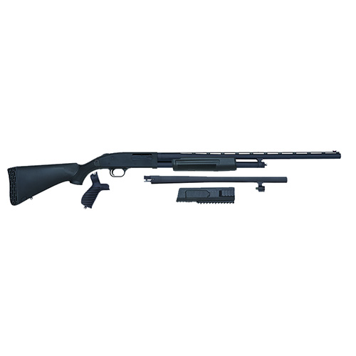 015813543200 Flex 500 Combo Field/Security, 20 Gauge, 6 Rounds, Bead/Fiber Optic Front, Black