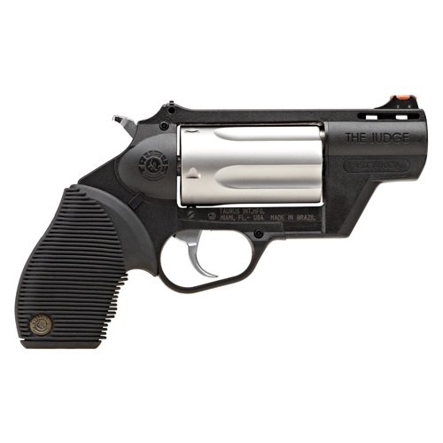 725327608332 Model 45-410 "The Judge" .410/45Colt - Public Defender, Polymer Frame, 2" Barrel, 5 Round, Stainless Steel