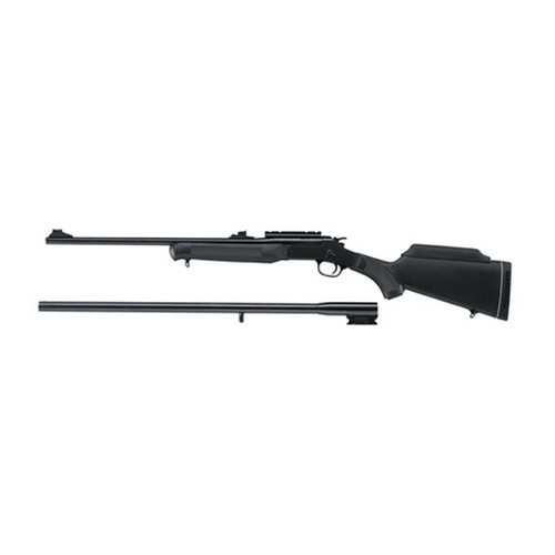 662205979637 Matched Pair - 20 Ga/243 Winchester Blued, Black Synthetic Stock