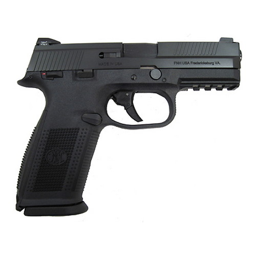 FNS-9 DA Manual Safety Night Sights 17 Round - Black/Black Slide