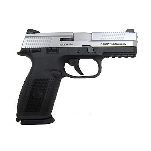 FNS-9 DA Manual Safety Night Sights 17 Round - Black/Stainless Steel