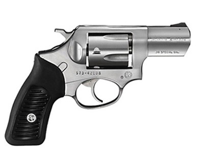 736676057375 SP101 - KSP-821X, .38 Special, 2 1/4" Barrel, 5 Rounds, Black Rubber Grips/Satin SS