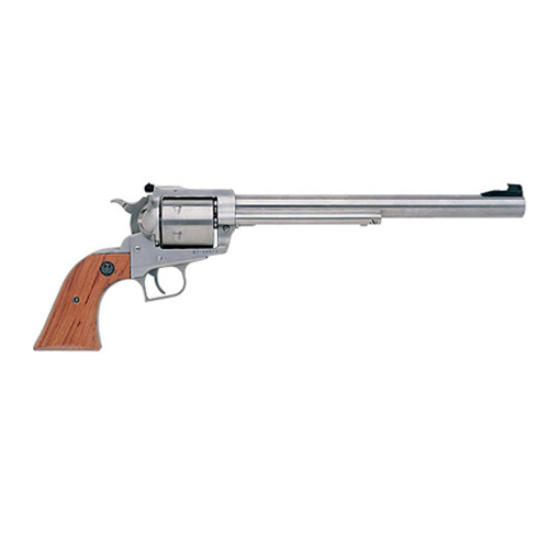 736676008063 .44 Remington Magnum New Super Blackhawk - KS-411N, 10 1/2" Barrel, 6 Rounds, Hardwood Grips/Stainless Steel