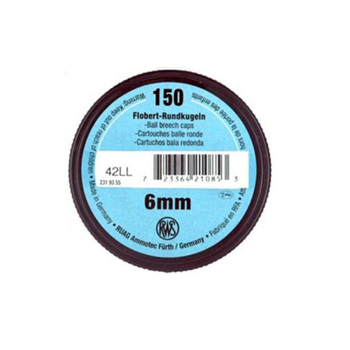 Rwsf.22 L.r,6mm Bb Cap Round Ball 150 Ct