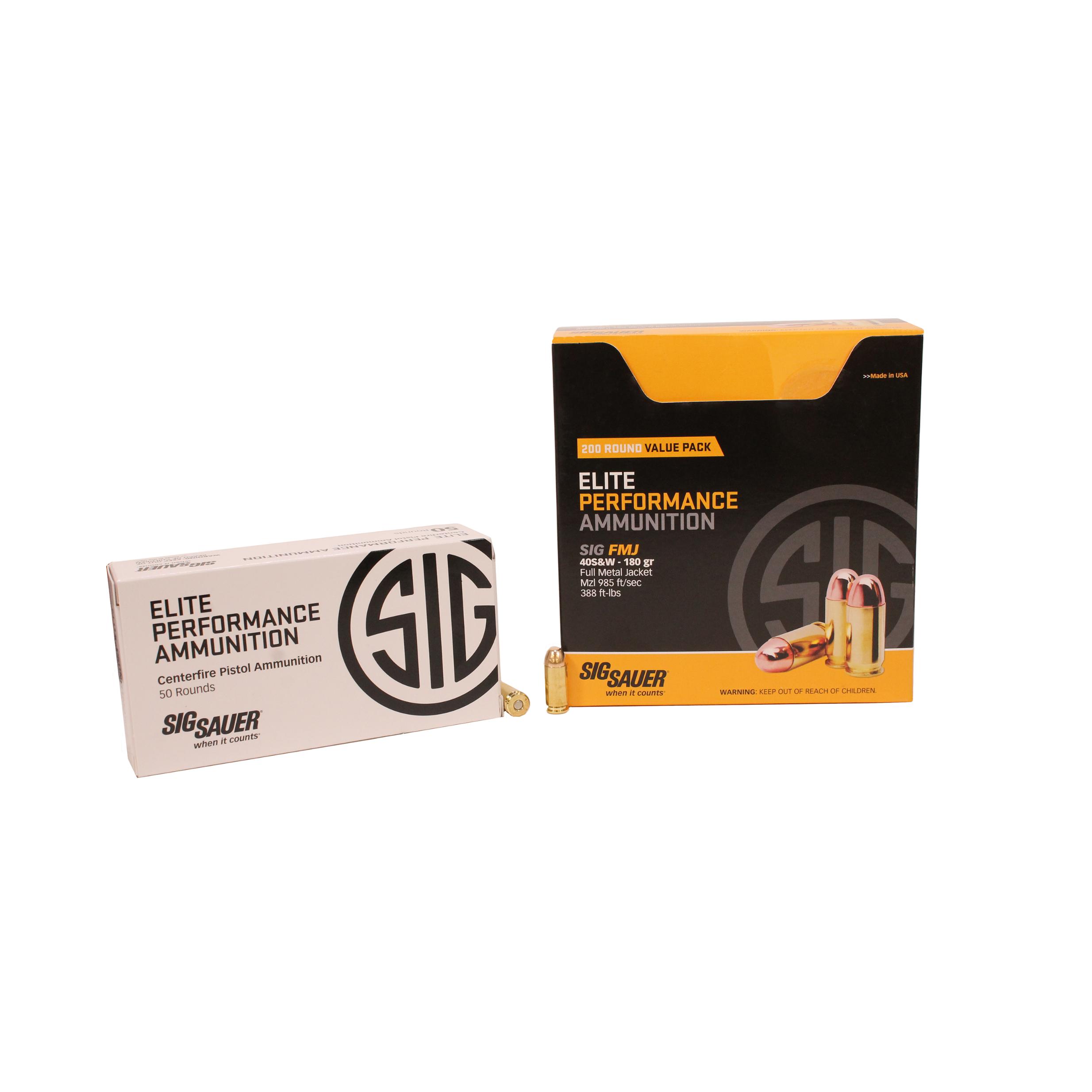 40sw, 180gr, Elite Ball, Fmj, Box/200
