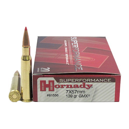 Ammo 7x57 Mauser 139gr Gmx Spf/20