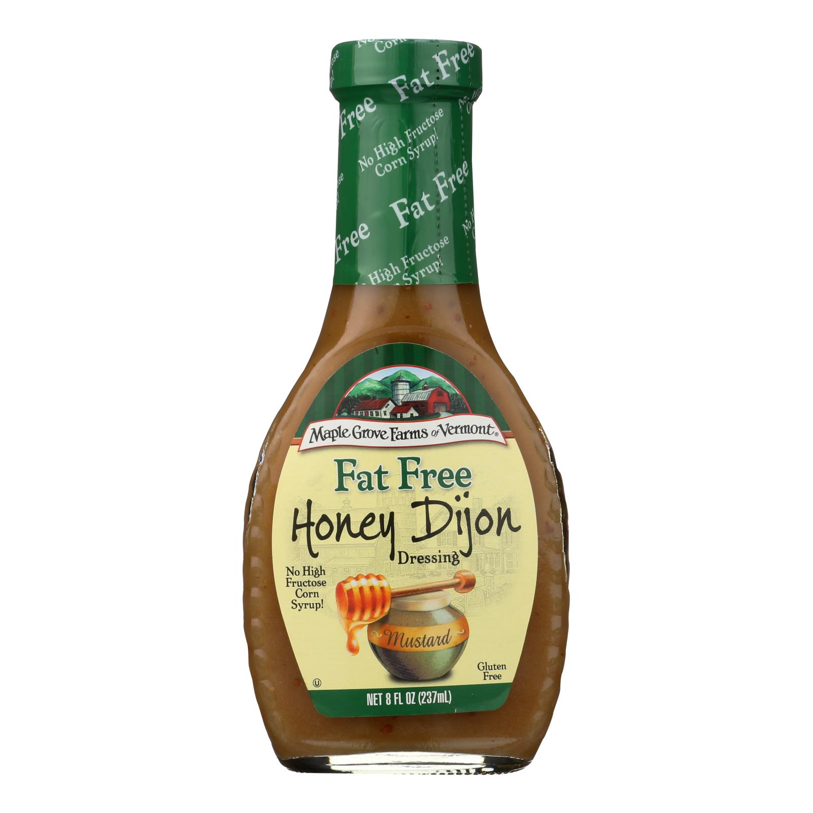 Maple Grove Farms Fat Free Salad Dressing Honey Dijon Case Of 12