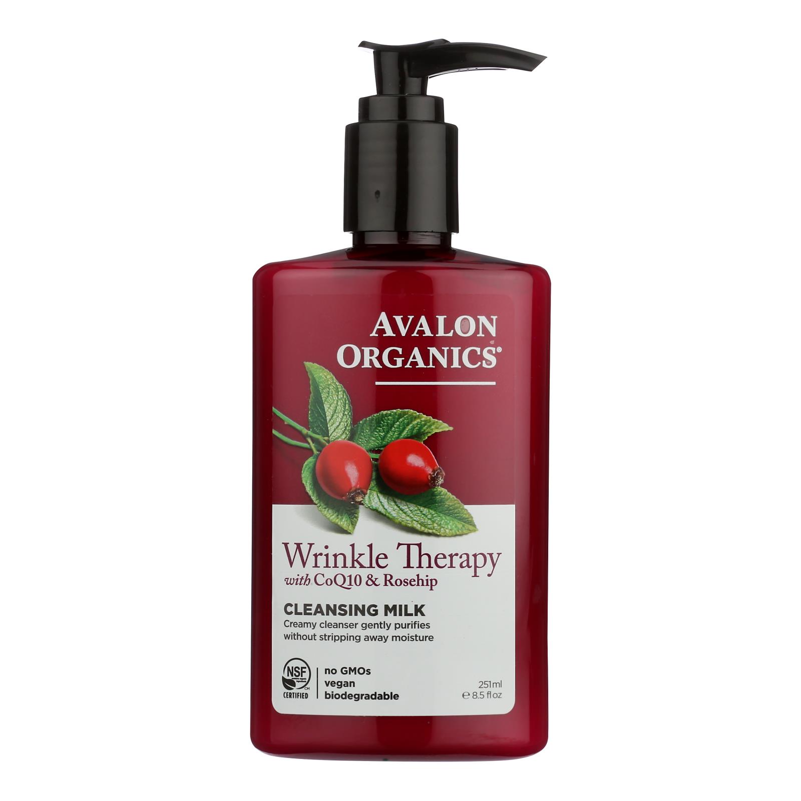 Avalon Organics Coq10 Facial Cleansing Milk 8.5 Fl Oz eBay