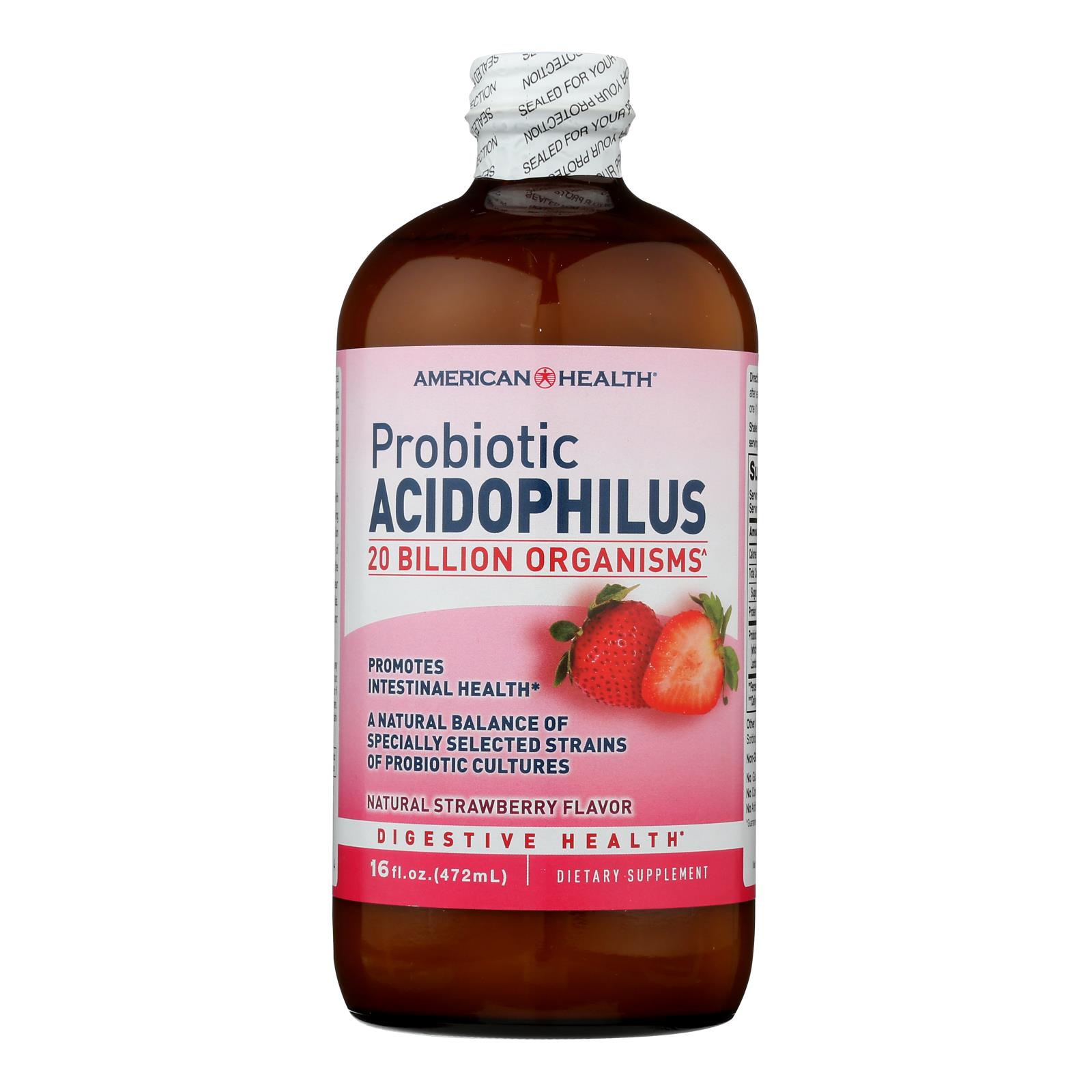 AMERICAN HEALTH Probiotic Acidophilus, Natural Strawberry flavor for sale online eBay