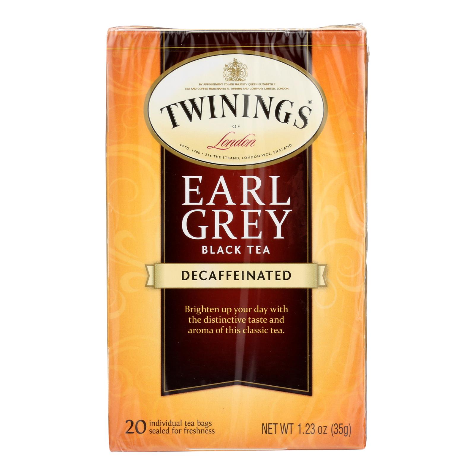 Twining's Tea Earl Grey Tea Decaffeinated Case Of 6 20 Bags eBay