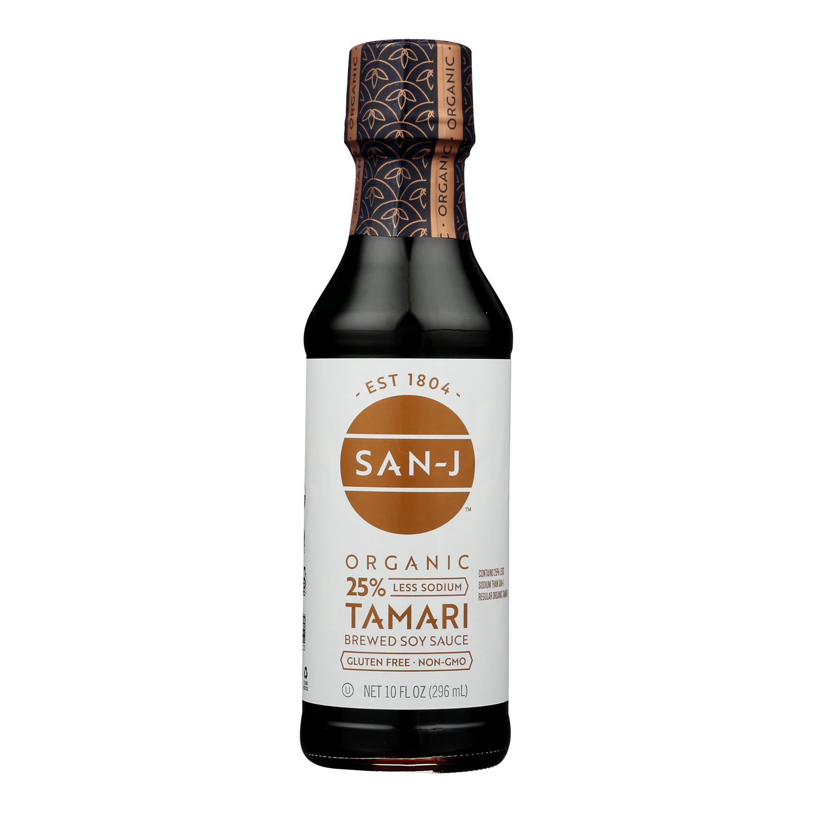 San J Tamari Soy Sauce Organic Case Of 6 10 Fl Oz. eBay