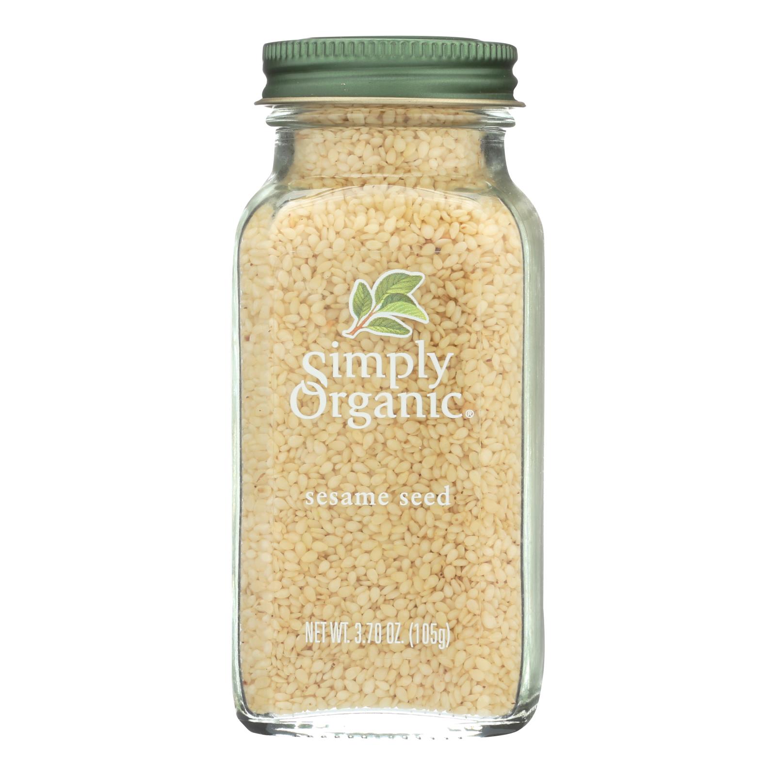 Simply Organic Sesame Seeds Organic Whole 3.70 Oz eBay