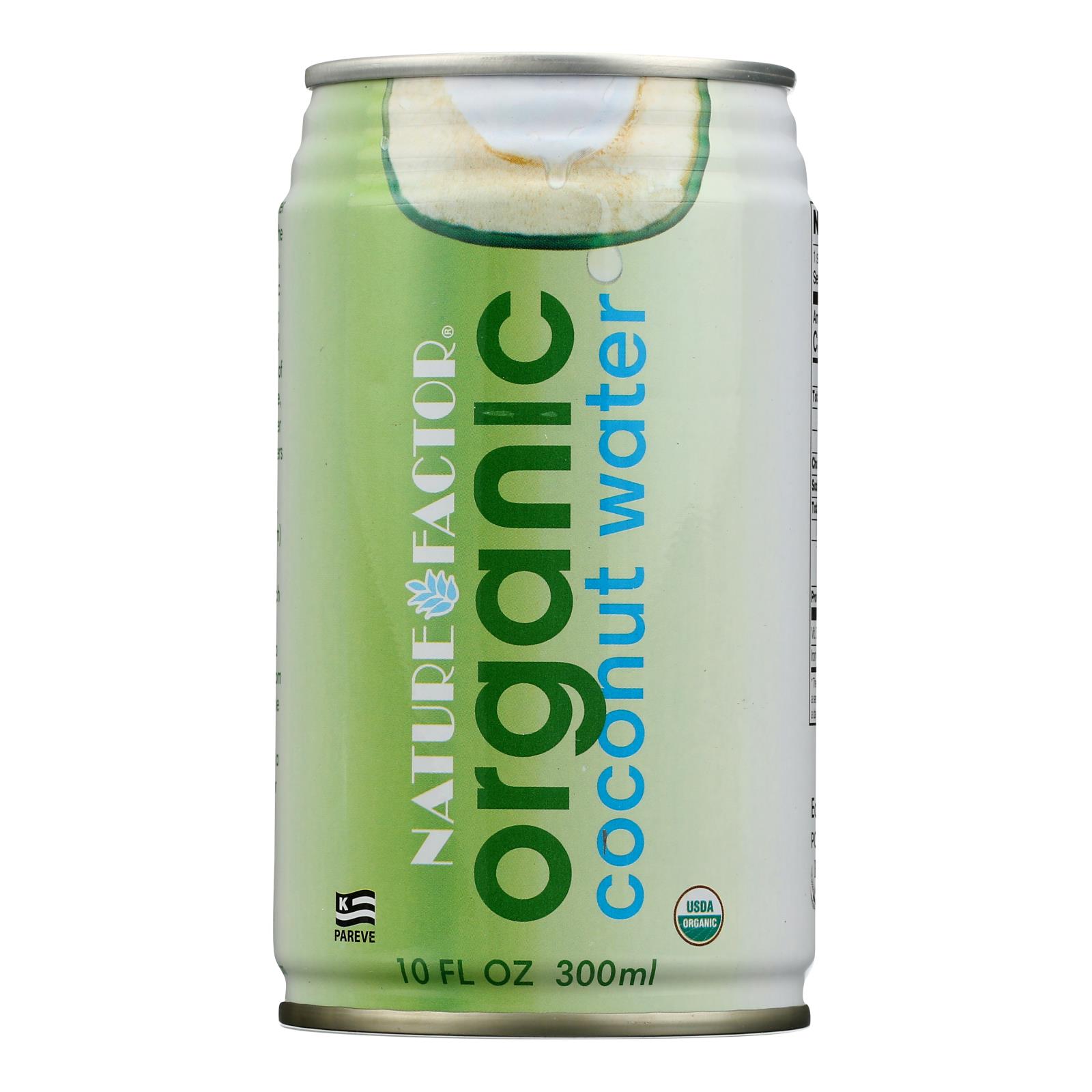 Nature Factor Organic Coconut Water Case Of 12 10.1 Fl Oz. eBay