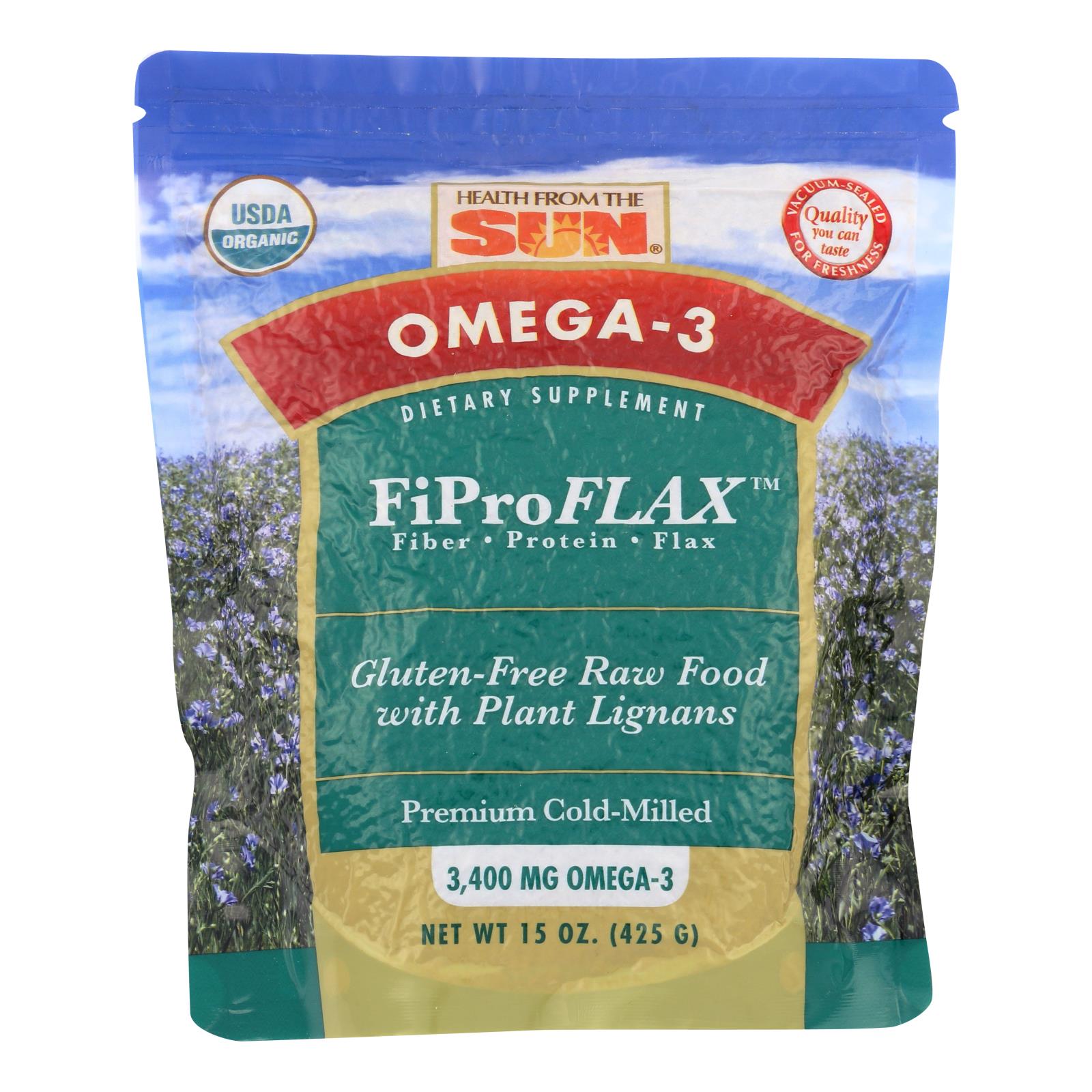 Health From The Sun Omega3 Fipro Flax 3400 Mg 15 Oz eBay