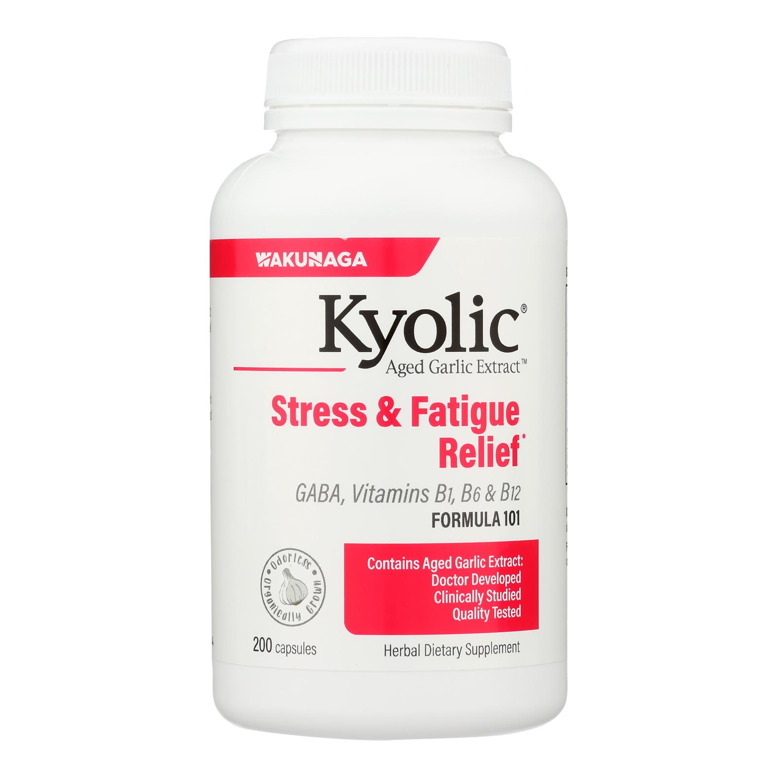 Kyolic Aged Garlic Extract Stress And Fatigue Relief Formula 101 200