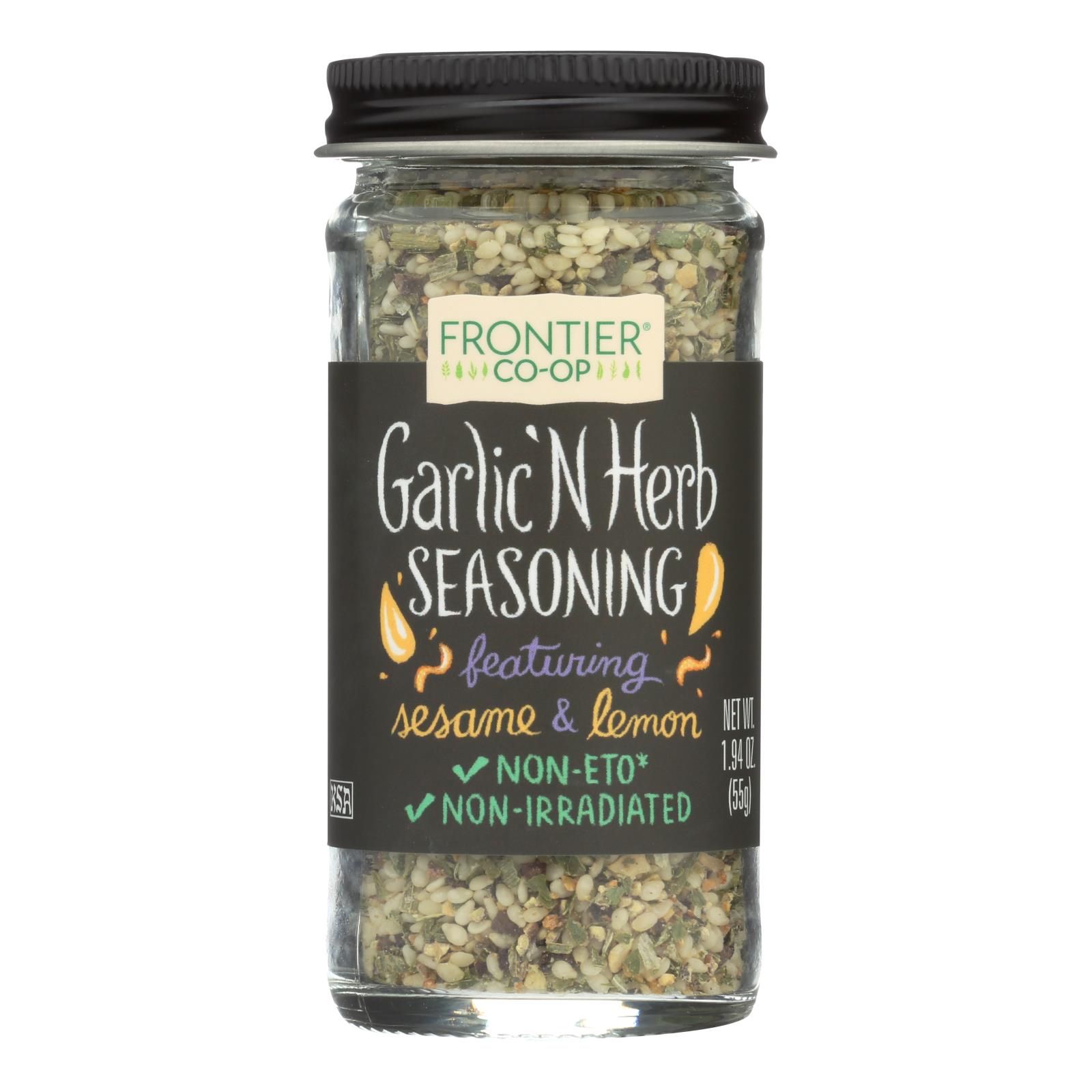 Frontier Herb Garlic N Herb Seasoning Blend 1.68 Oz eBay