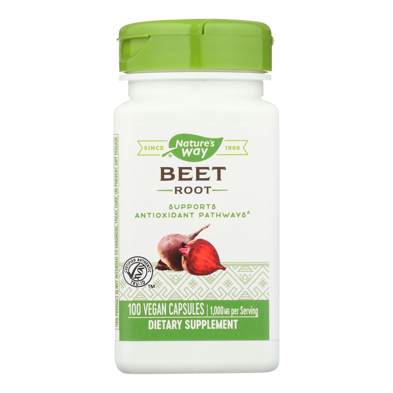 Nature's Way Beet Root Beta Vulgaris 100 Capsules eBay