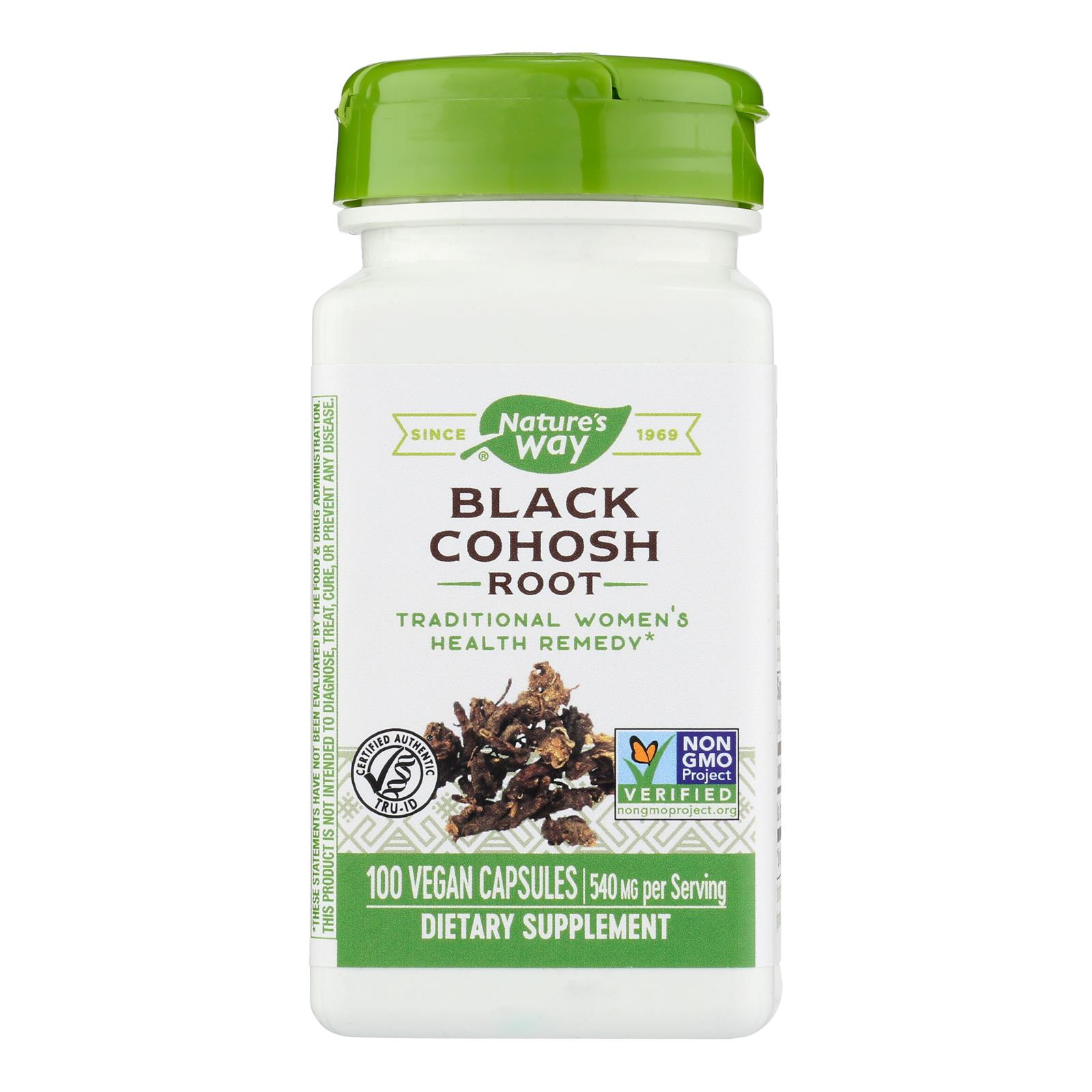 Nature's Way Black Cohosh Root 100 Capsules eBay