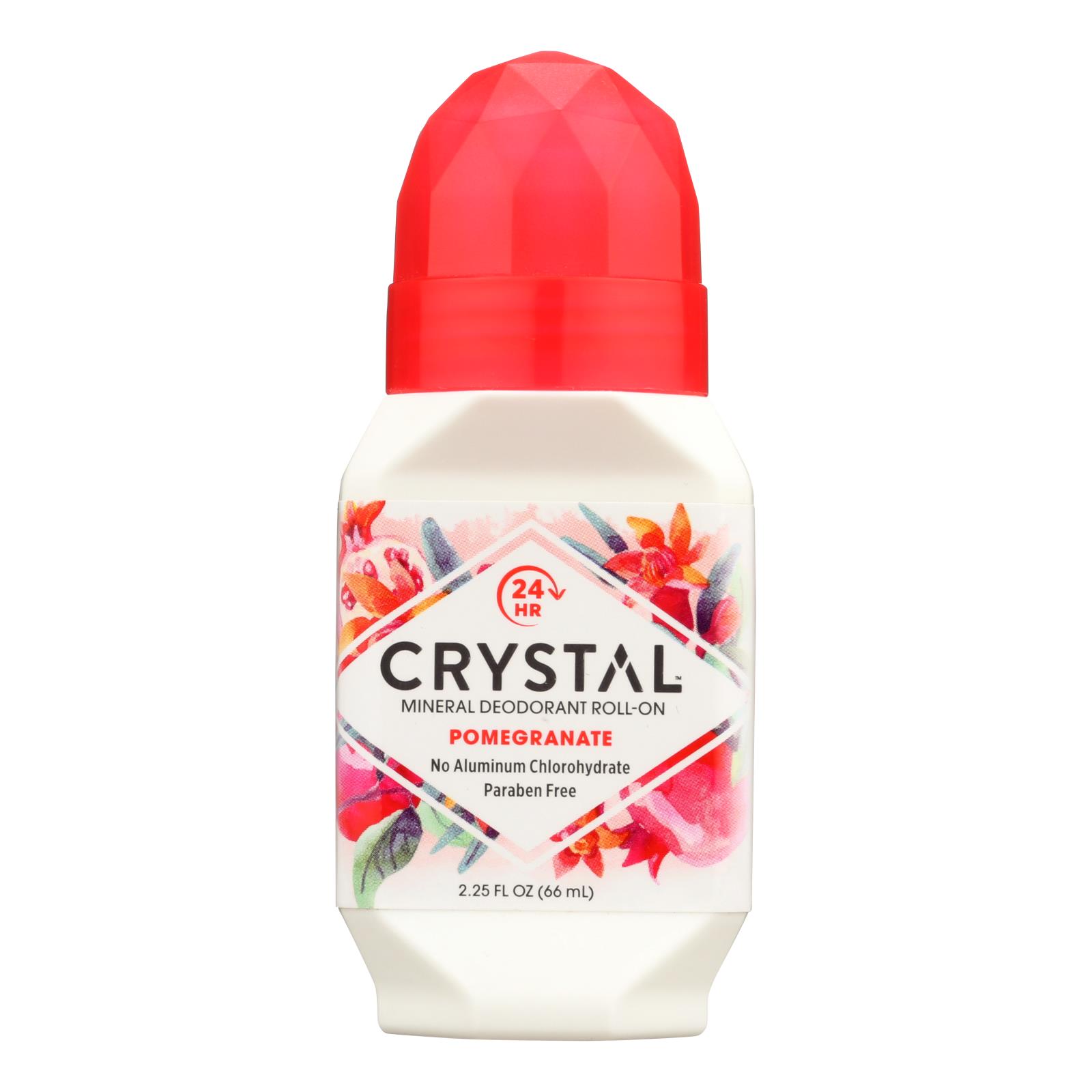 Crystal Essence Mineral Deodorant Rollon Pomegranate 2.25 Fl Oz eBay