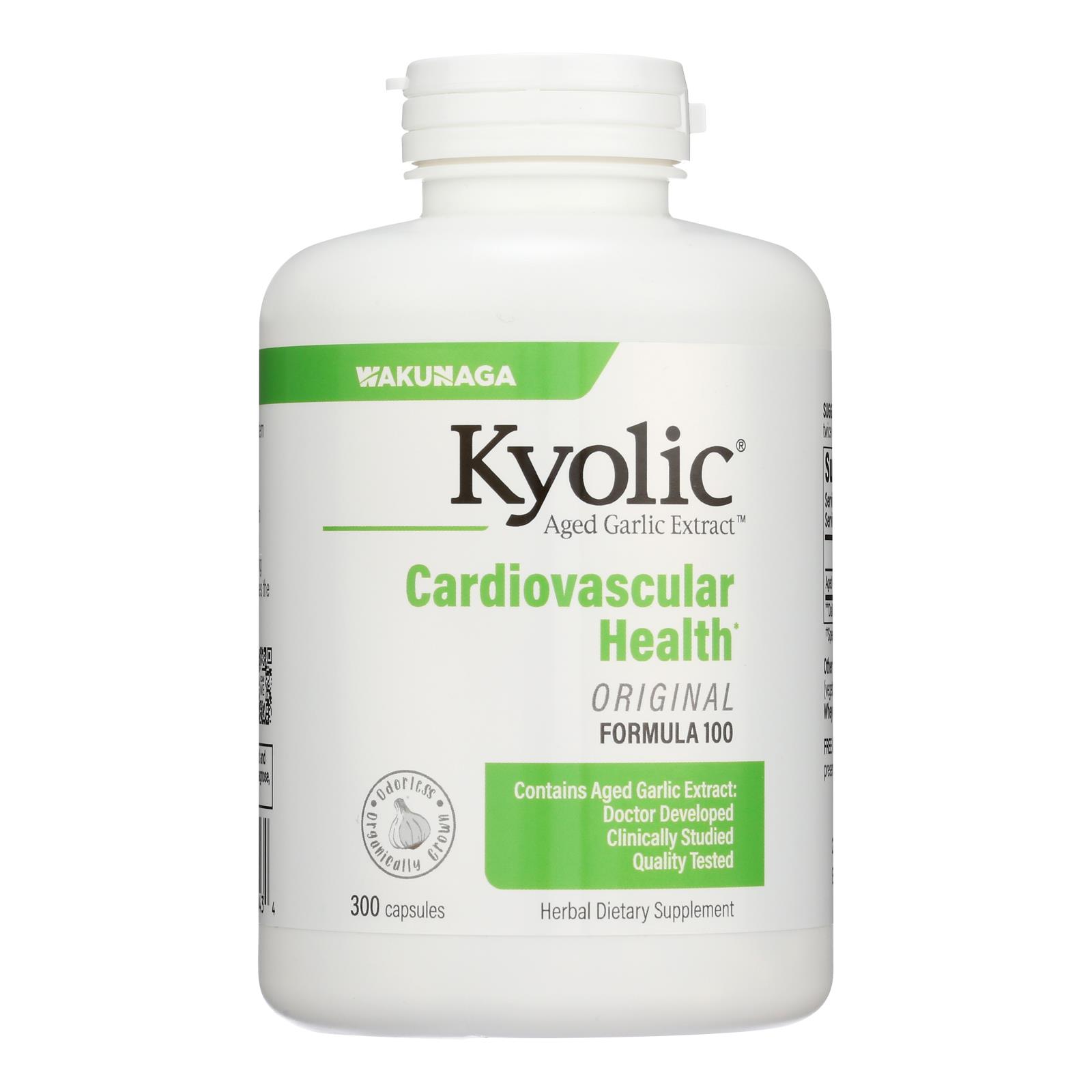 Kyolic Aged Garlic Extract Cardiovascular Original Formula 100 300