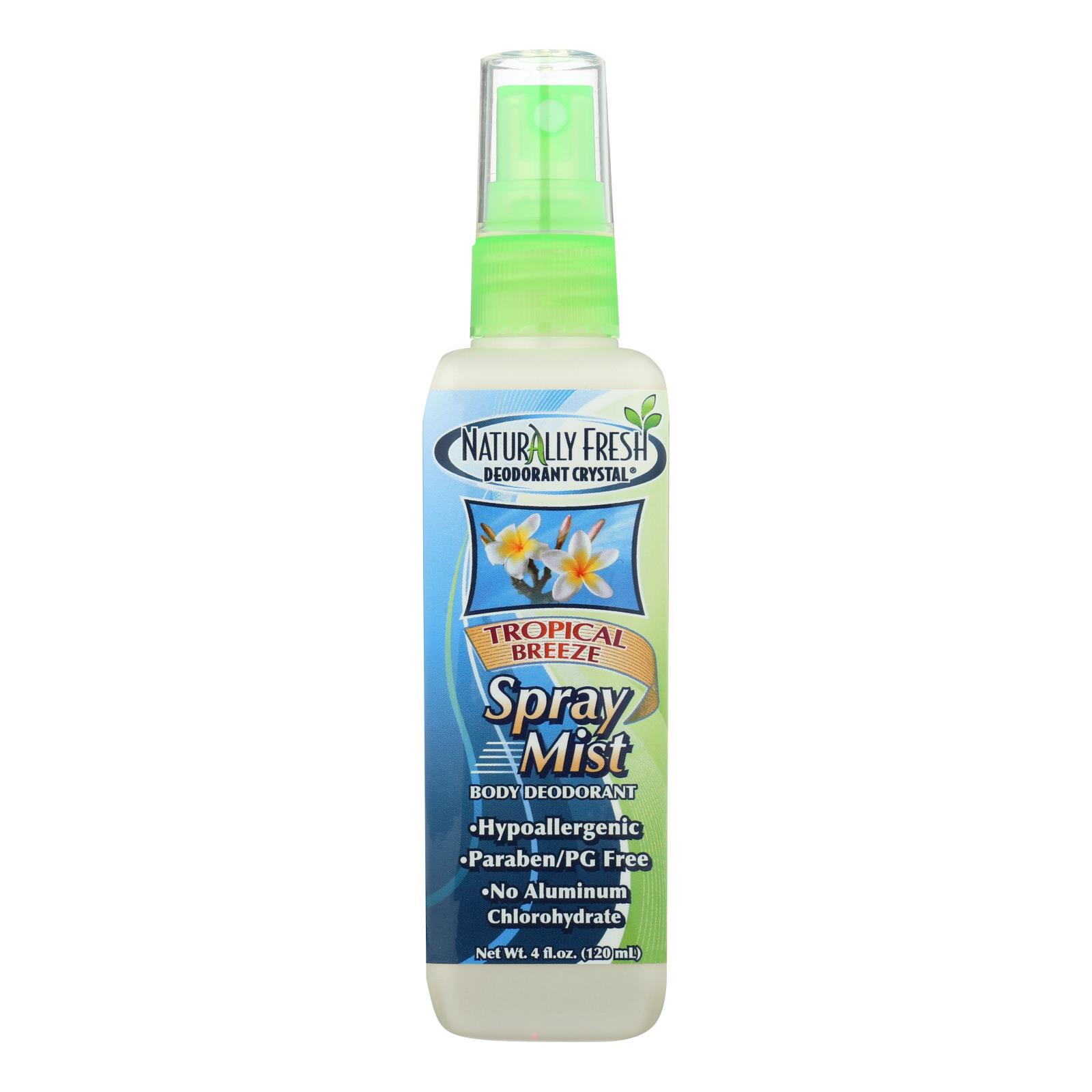Naturally Fresh Spray Mist Body Deodorant Tropical Breeze 4 Fl Oz eBay