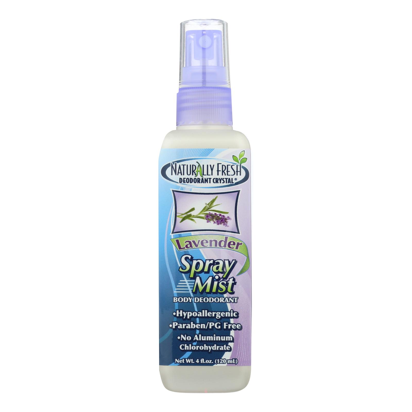 Naturally Fresh Deodorant Crystal Spray Mist Lavender 4 Fl Oz eBay