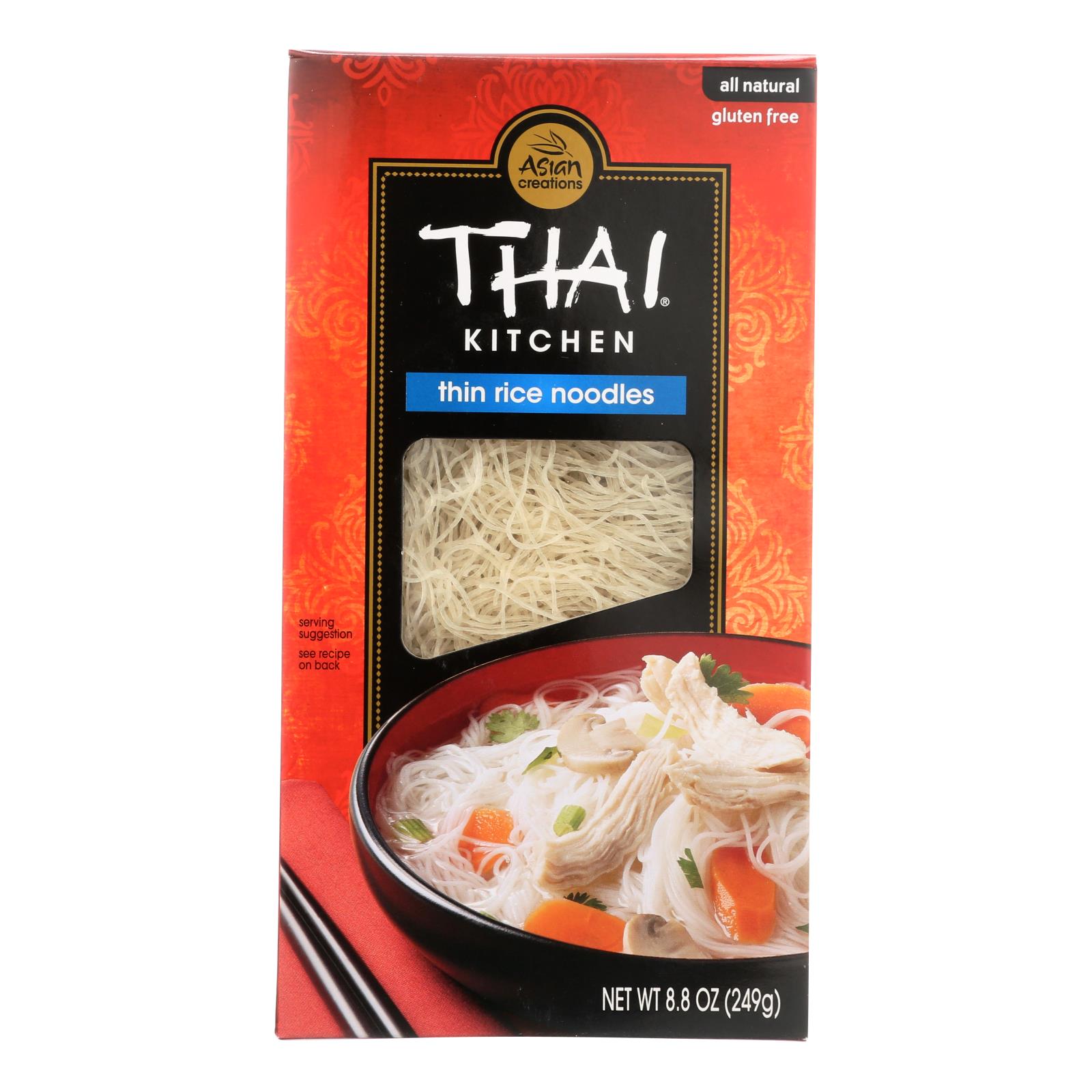 Thai Kitchen Thin Rice Noodles Case Of 12 8 8 Oz 737628025305
