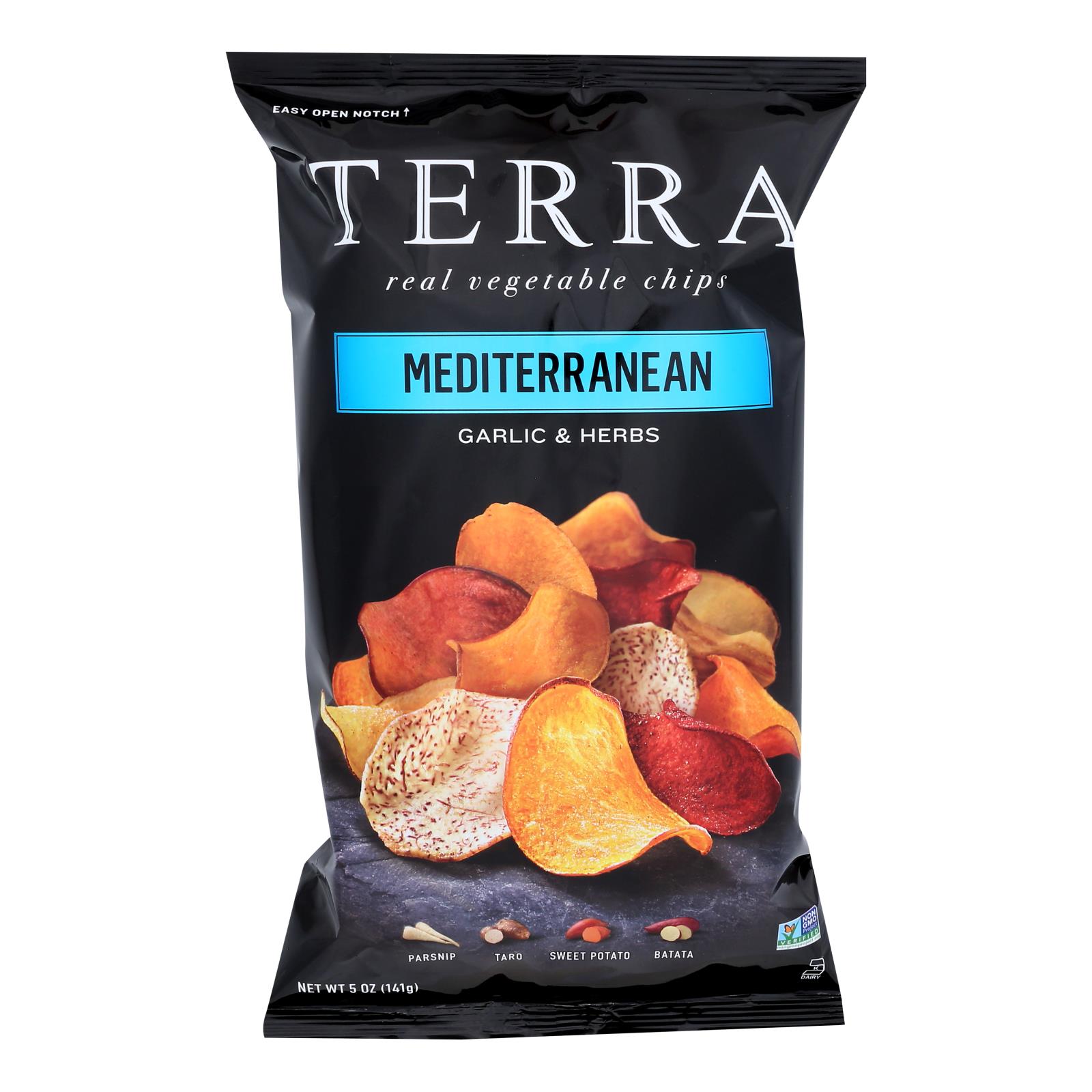 Terra Chips Exotic Vegetable Chips Mediterranean Case Of 12 5 Oz