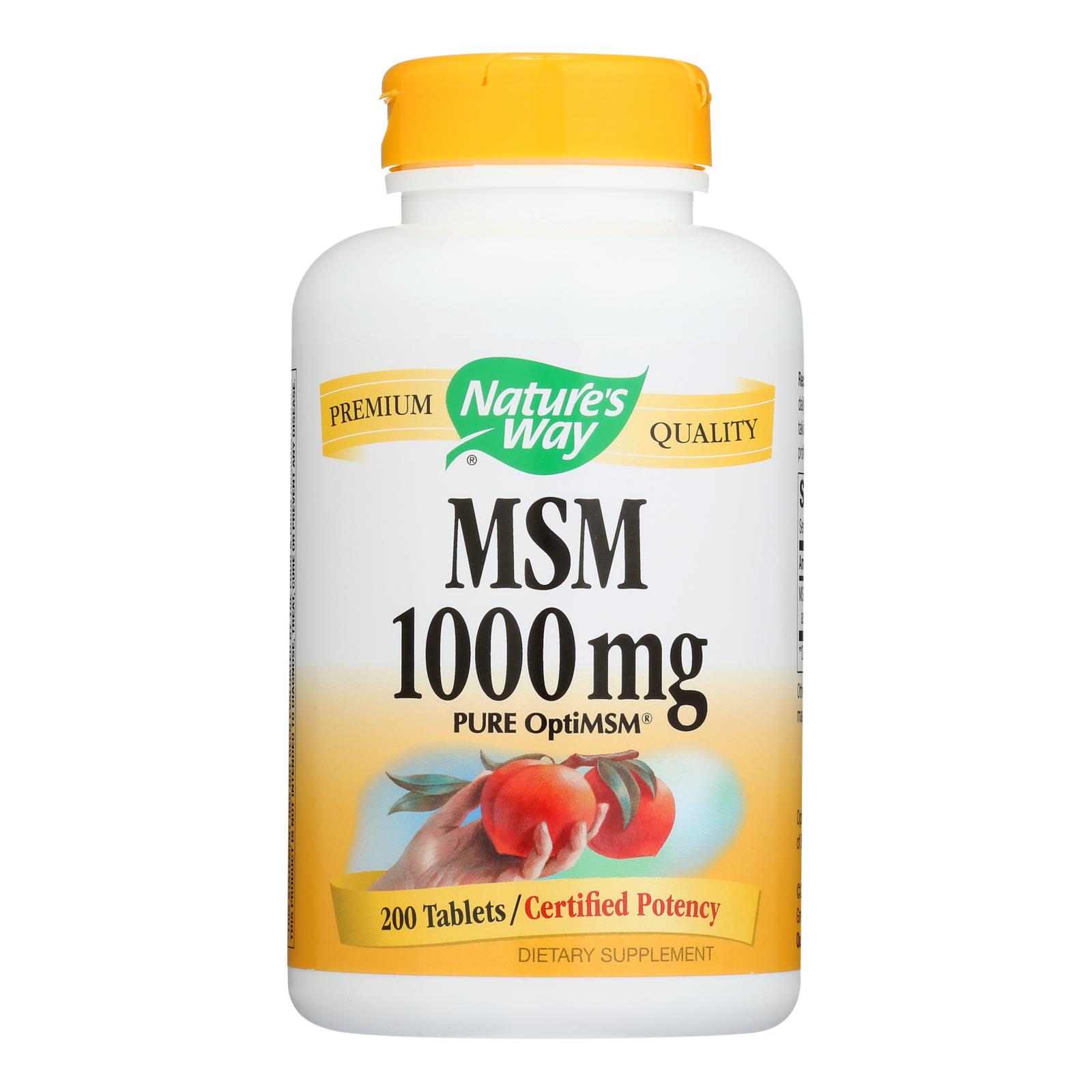 Nature's Way Msm 1000 Mg 200 Tablets 33674151334 eBay