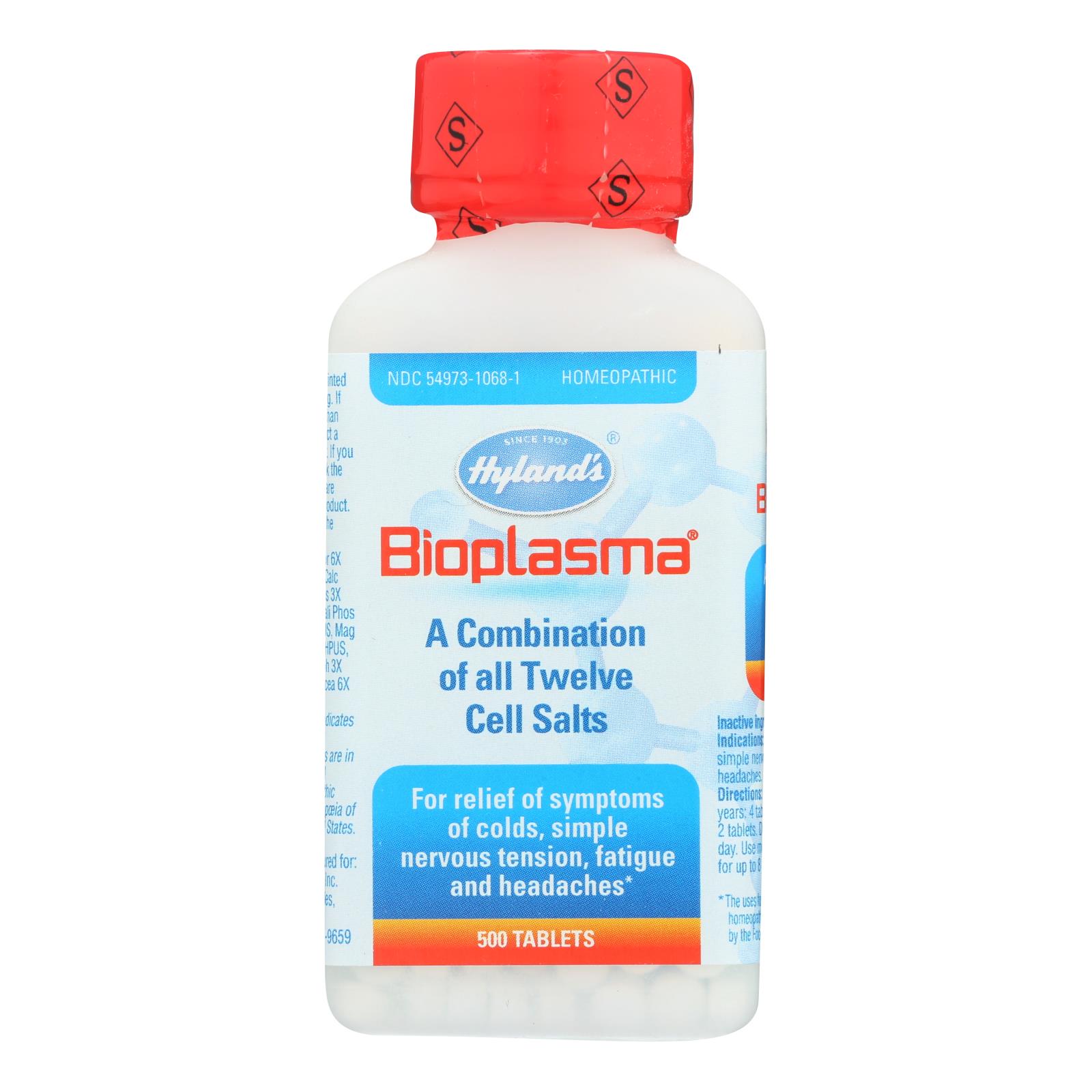 Hylands Homeopathic Bioplasma Cell Salts 500 Tablets 354973106819 eBay