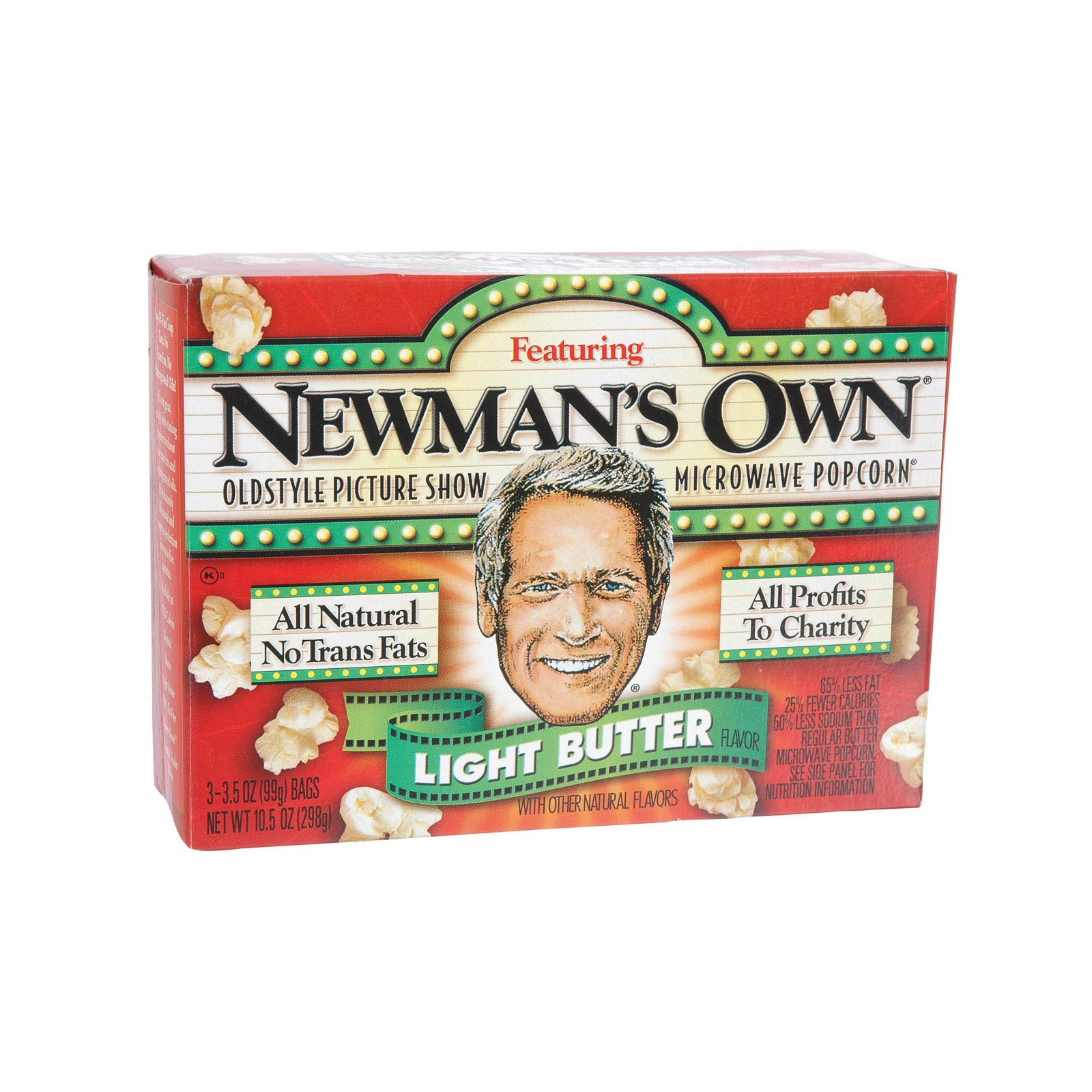 Newman's Own Organic Light Butter Popcorn Case Of 12 10.5 Oz. eBay