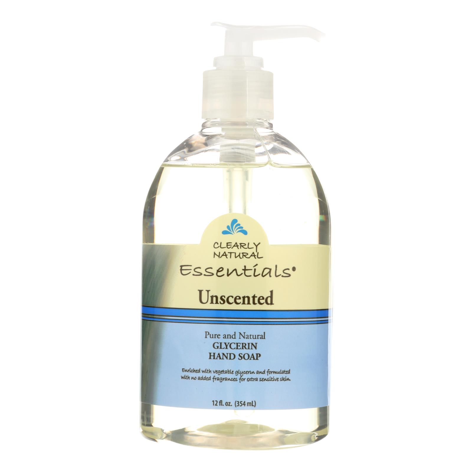 Clearly Natural Pure And Natural Glycerine Hand Soap Unscented 12 Fl