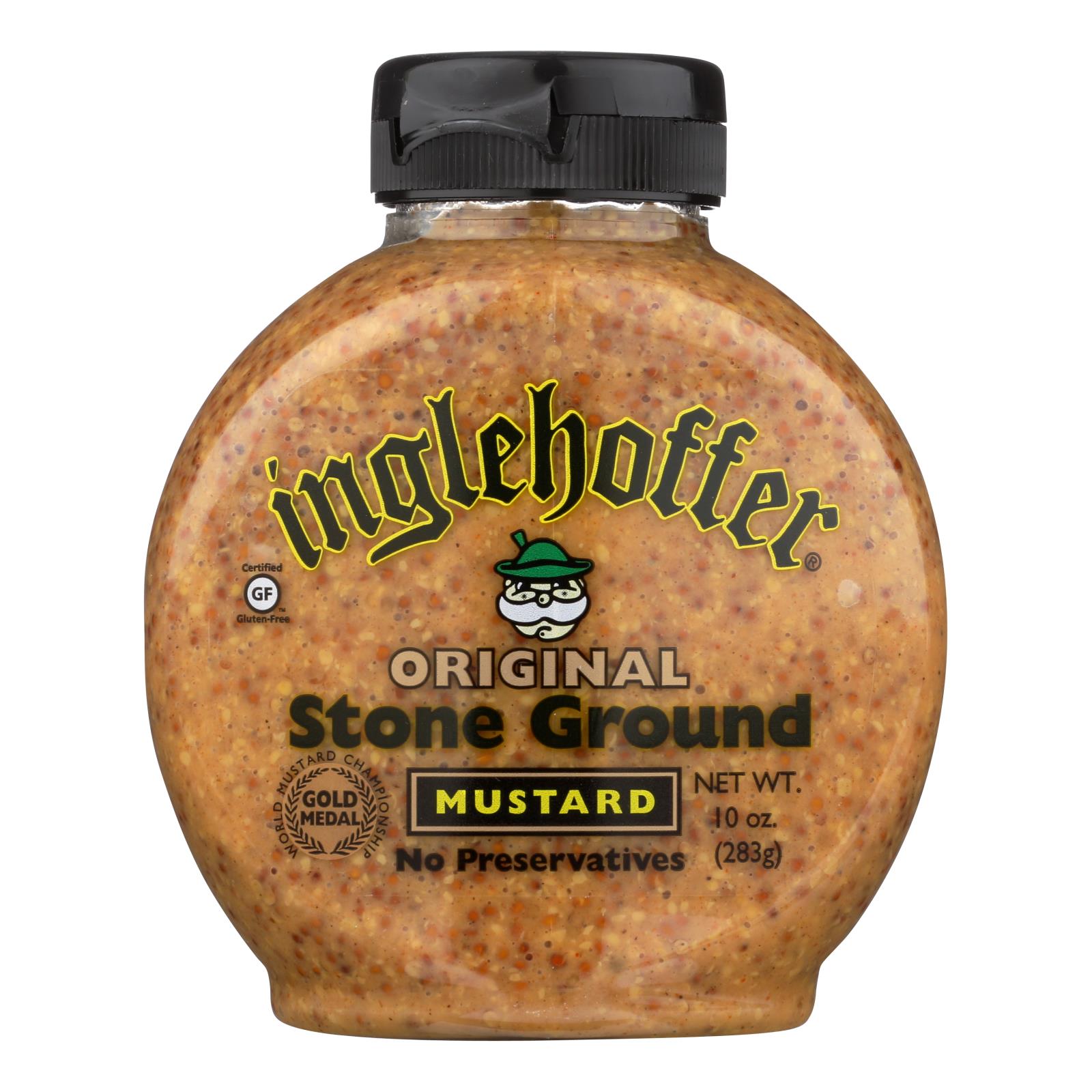 Inglehoffer Mustard Original Stone Ground Case Of 6 10 Oz