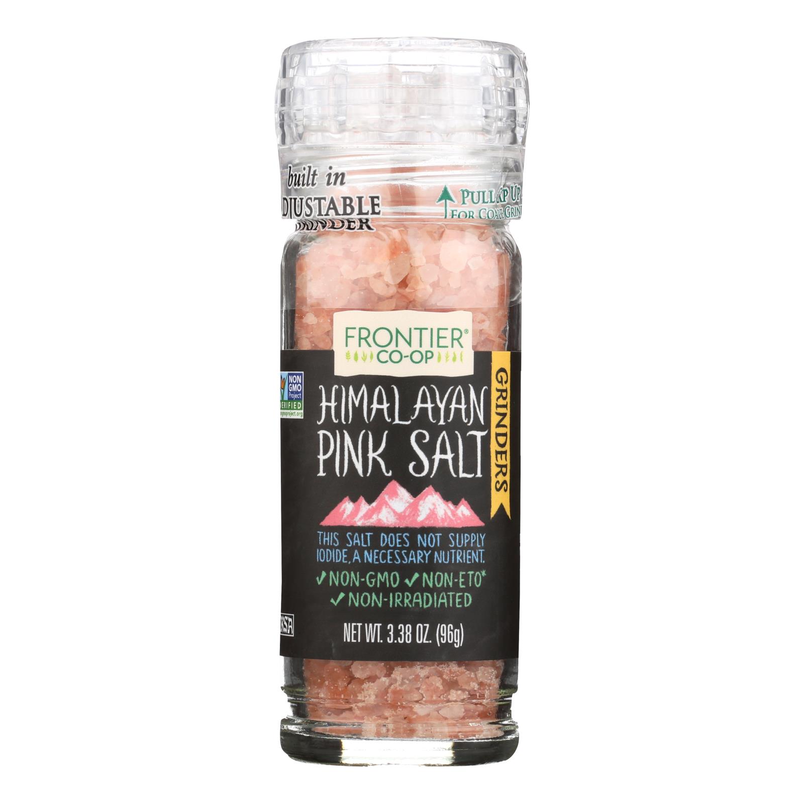 Frontier Herb Himalayan Pink Salt Grinder Bottle 3.4 Oz Case Of 6