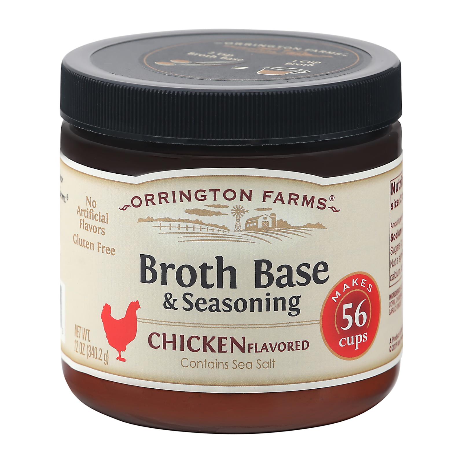 Orrington Farms Broth Base And Seasoning Chicken Case Of 6 12 Oz