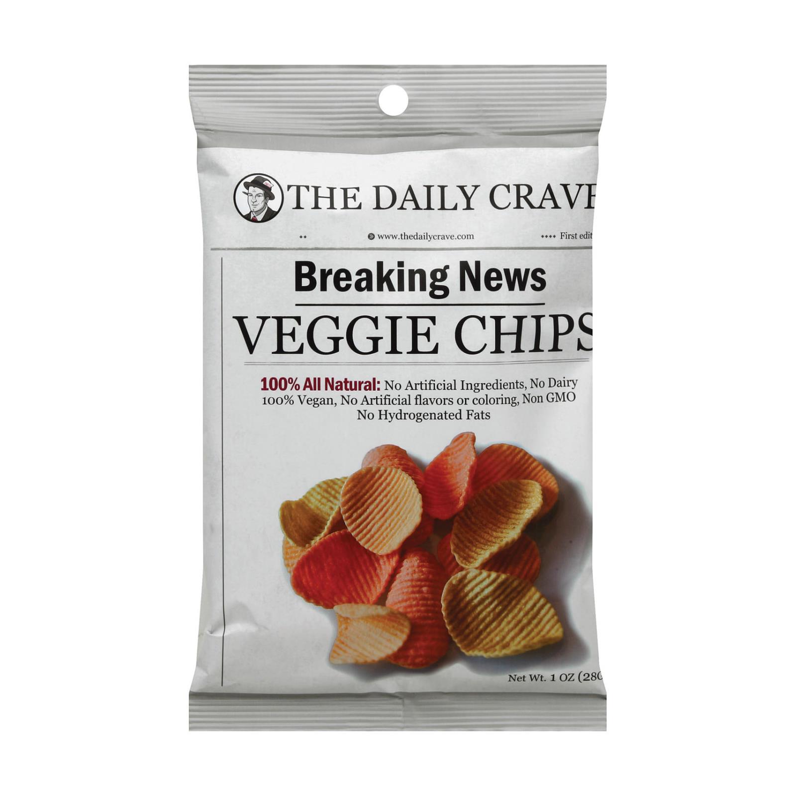 The Daily Crave Veggie Chips Case Of 24 1 Oz. eBay