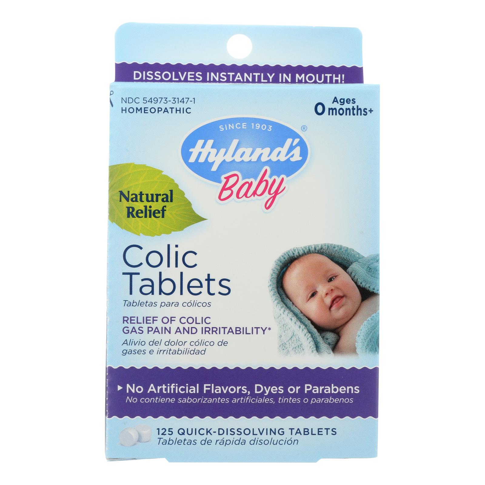 Hylands Homeopathic Baby Colic Tablets 125 Tablets eBay
