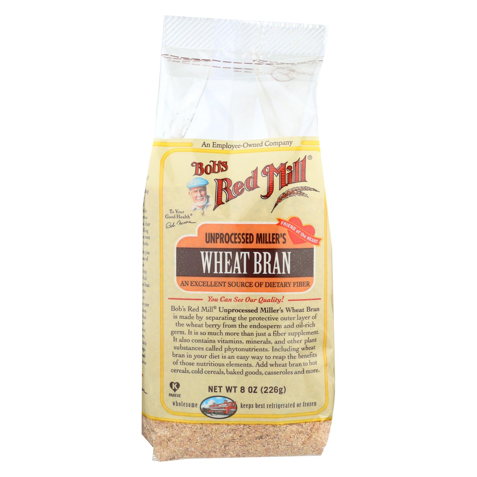 Bob's Red Mill Wheat Bran 8 Oz Case Of 4 eBay