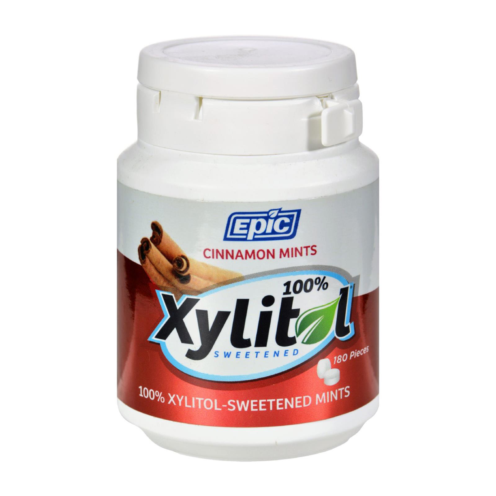 Epic Dental Xylitol Mints Cinnamon Xylitol Bottle 180 Ct eBay