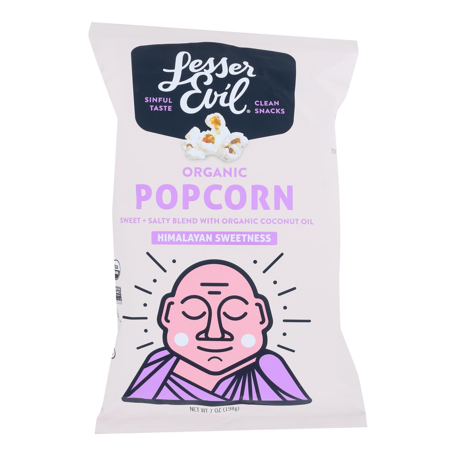 Lesser Evil Popcorn Simple Case Of 12 7 Oz. eBay