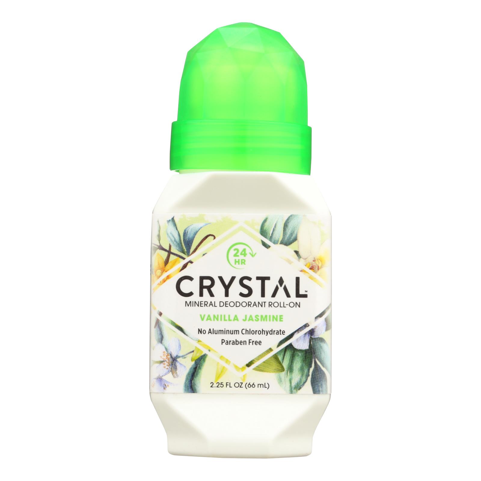 Crystal Deodorants Crystal Essence Rollon Vanilla Jasmine 2.25