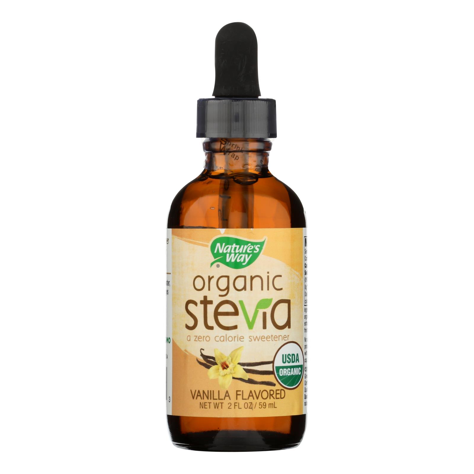Nature's Way Stevia Organic Vanilla Drops 2 Oz eBay