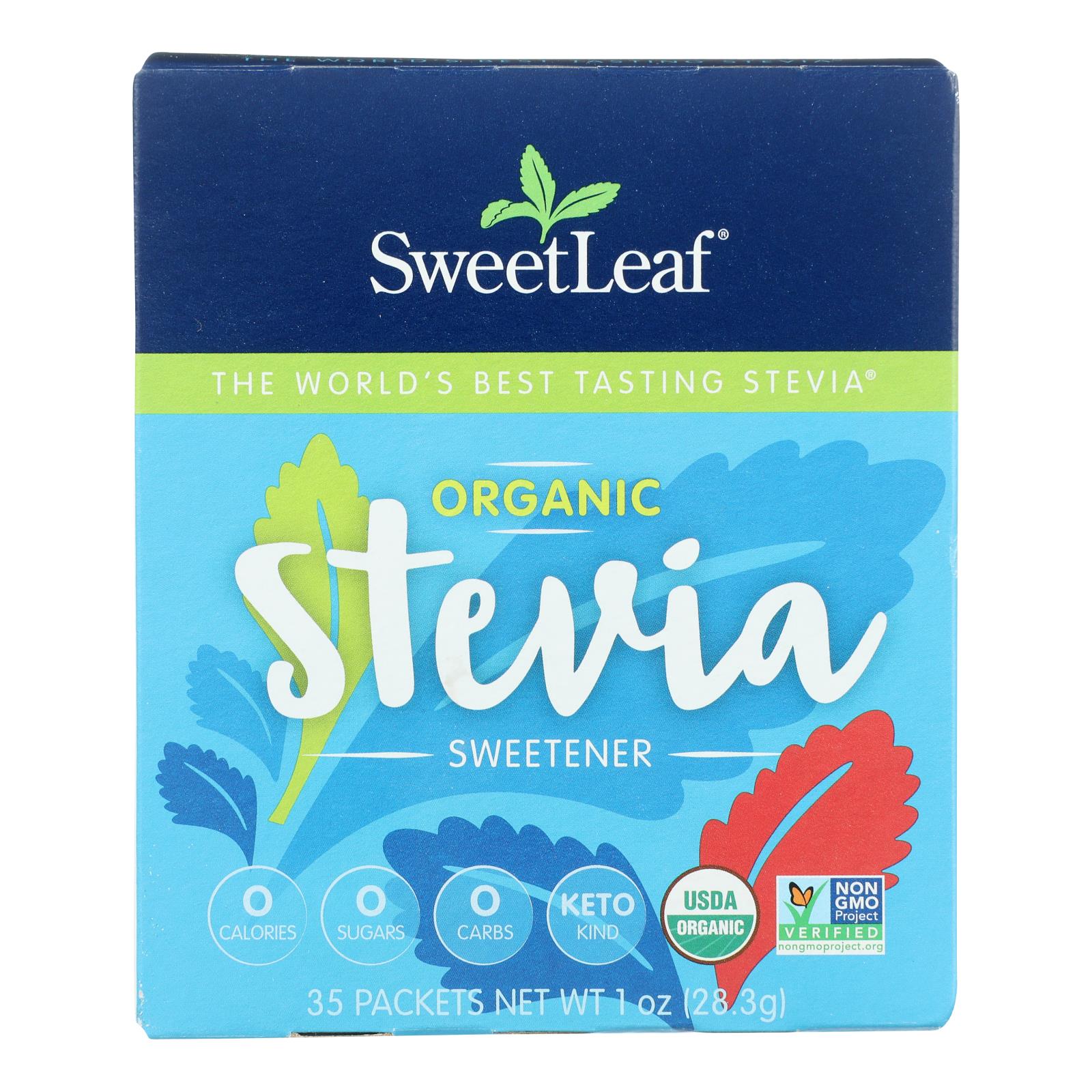 Sweet Leaf Sweetener Organic Stevia 35 Count eBay